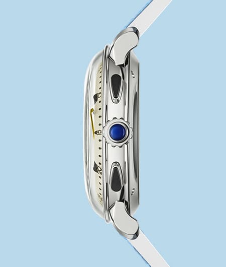Elegant Dimier timepiece with intricate dial and polished case design.