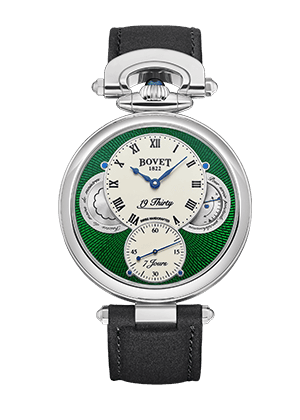 Luxurious Bovet Fleurier 19Thirty timepiece with intricate dial design and elegant craftsmanship.