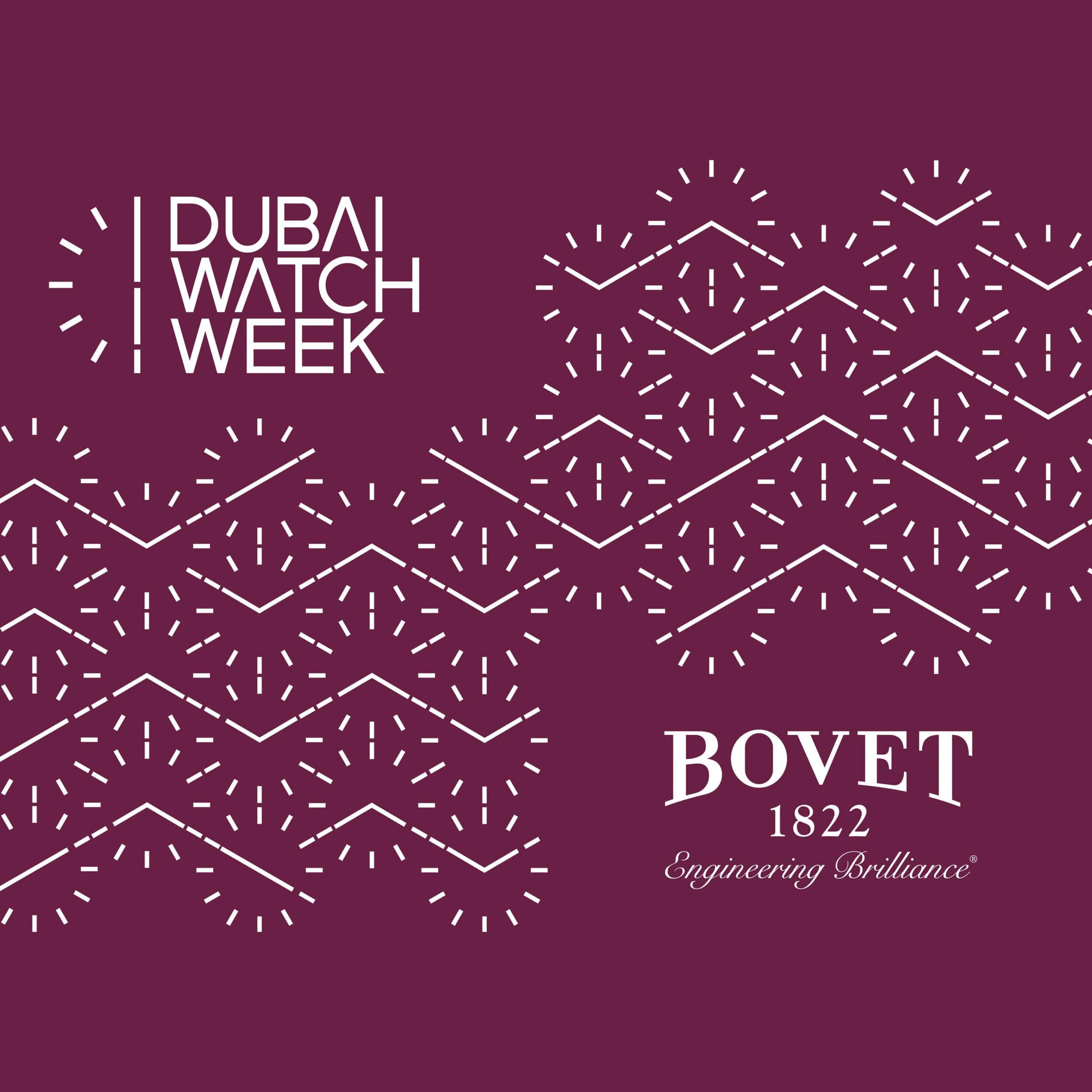 Elegant Bovet timepiece showcased at Dubai Watch Week, highlighting Swiss craftsmanship and luxury d.