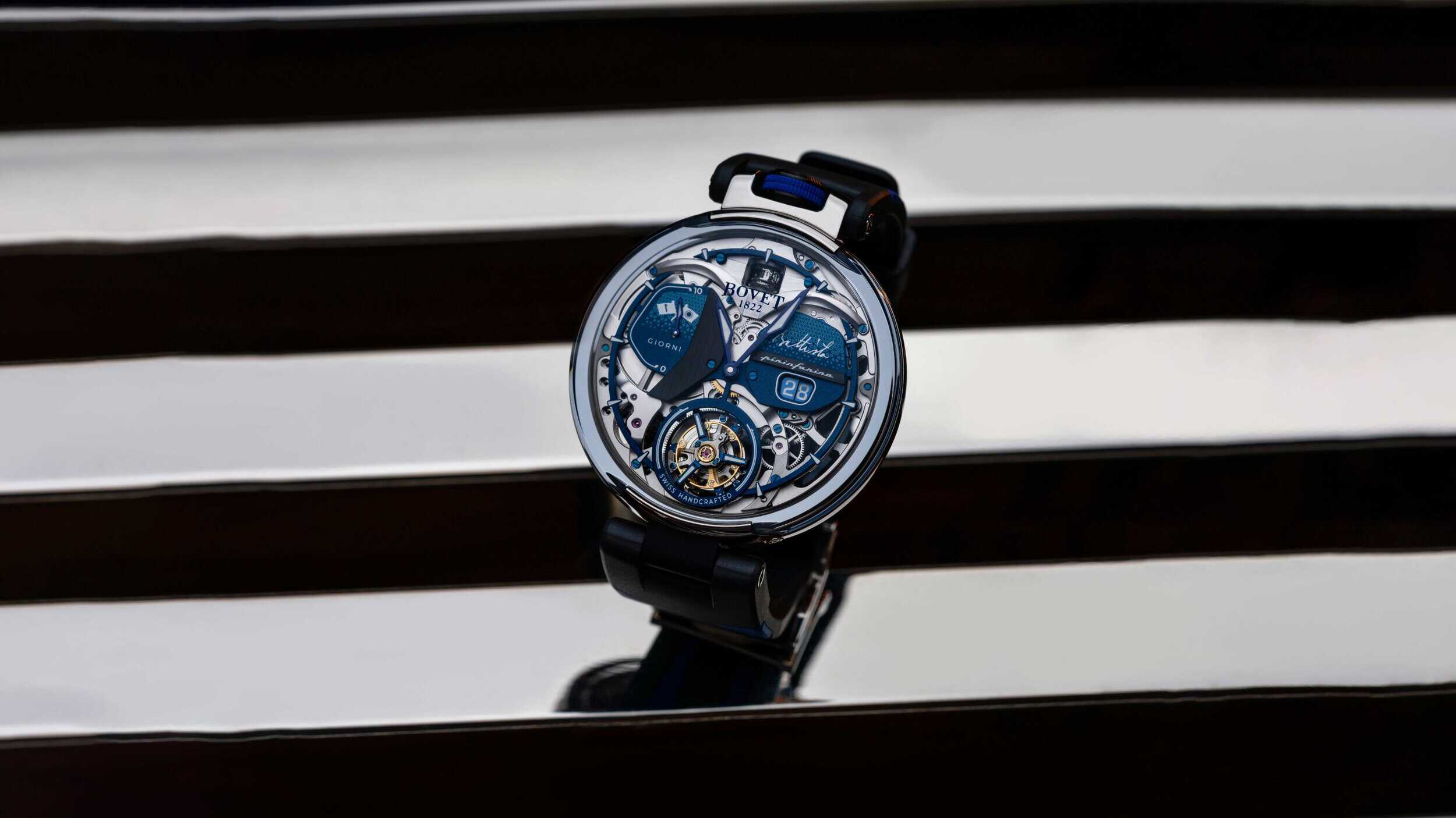 A stunning Bovet timepiece showcasing intricate craftsmanship and innovative design.