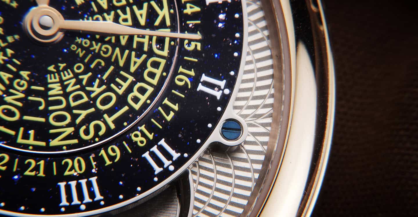 Exquisite Fleurier Orbis Mundi timepiece showcasing celestial dial with intricate details and luxuri.